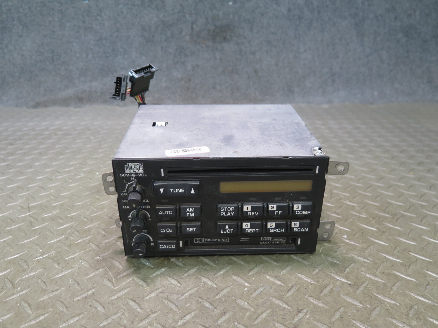 95-96 Chevrolet Corvette C4 Cassette Radio CD Player Receiver Head Unit OEM