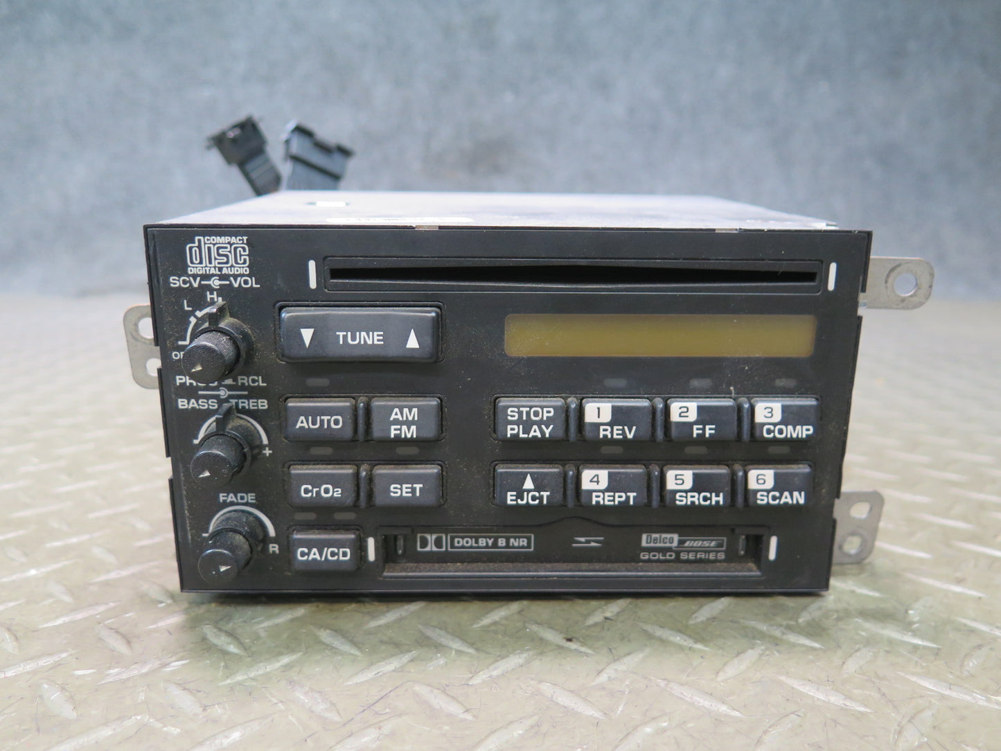 95-96 Chevrolet Corvette C4 Cassette Radio CD Player Receiver Head Unit OEM
