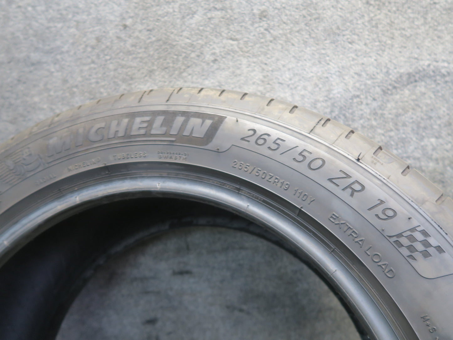 Set of 2 Michelin Pilot Sport ALL Season 4 Tire 265/50 ZR19 110Y 1324 4624 7/32