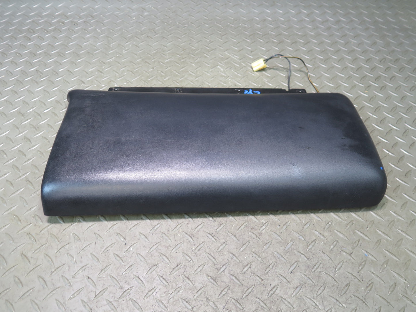 90-96 Chevrolet Corvette C4 Center Console Leather Armrest Lid Cover Black OEM