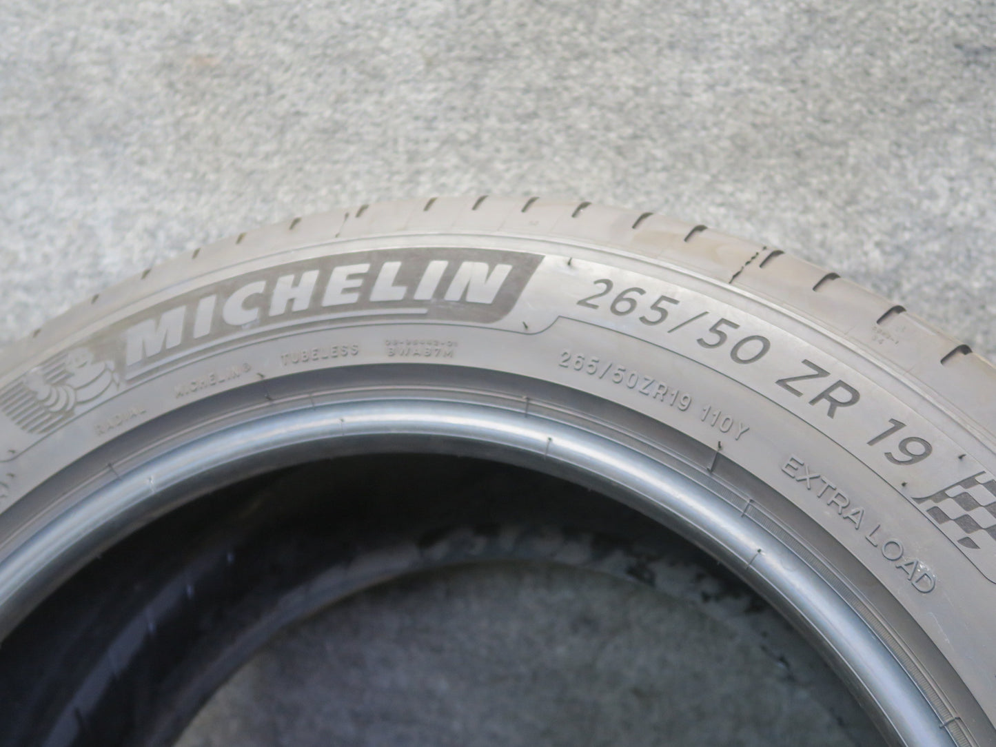 Set of 2 Michelin Pilot Sport ALL Season 4 Tire 265/50 ZR19 110Y 1324 4624 7/32