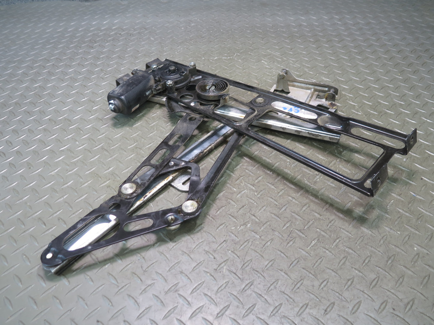 84-96 Chevrolet Corvette C4 Left Door Window Regulator w Motor OEM
