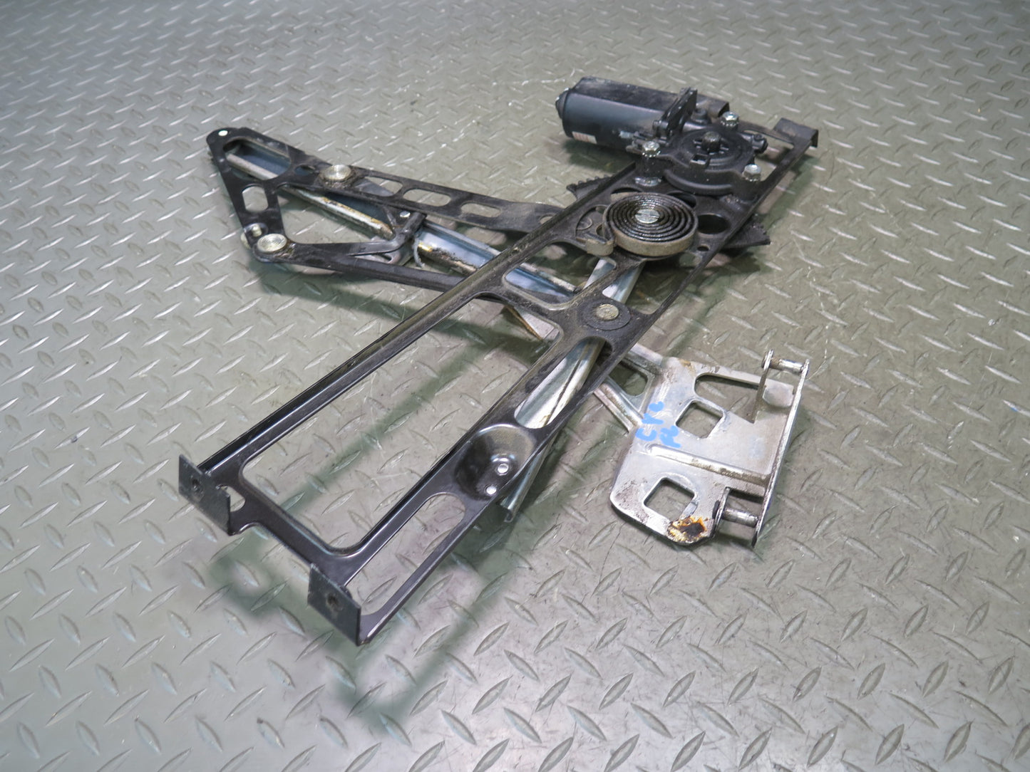 84-96 Chevrolet Corvette C4 Left Door Window Regulator w Motor OEM