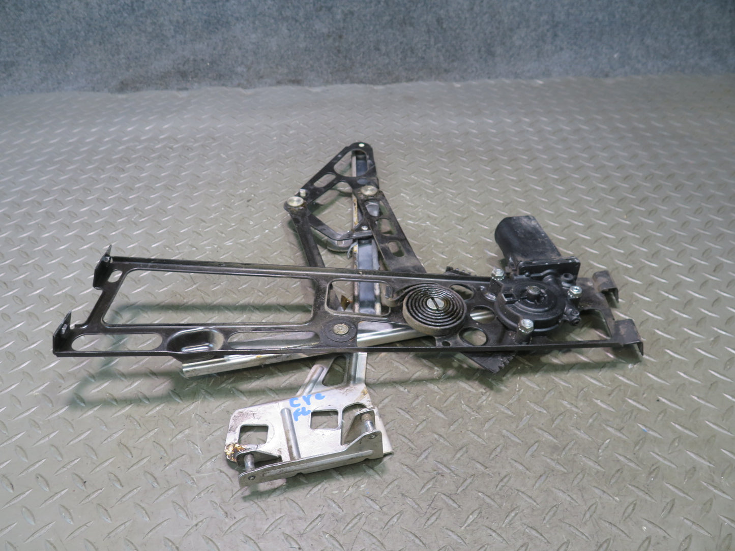 84-96 Chevrolet Corvette C4 Left Door Window Regulator w Motor OEM
