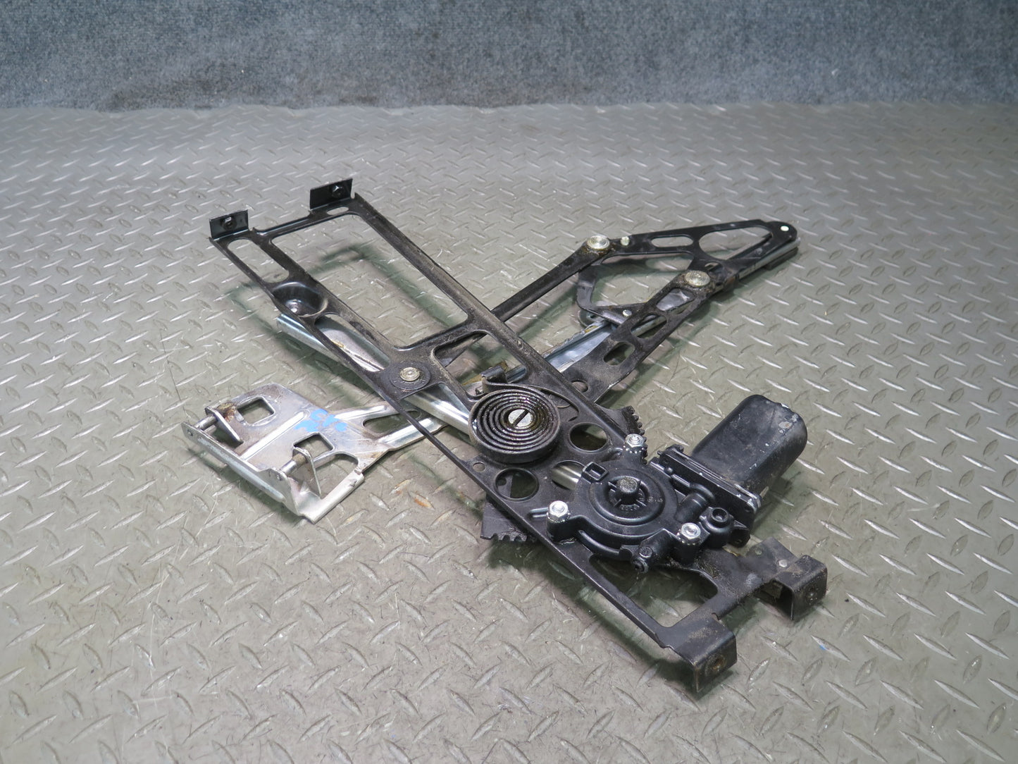 84-96 Chevrolet Corvette C4 Left Door Window Regulator w Motor OEM
