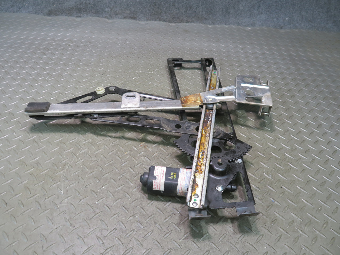 84-96 Chevrolet Corvette C4 Left Door Window Regulator w Motor OEM
