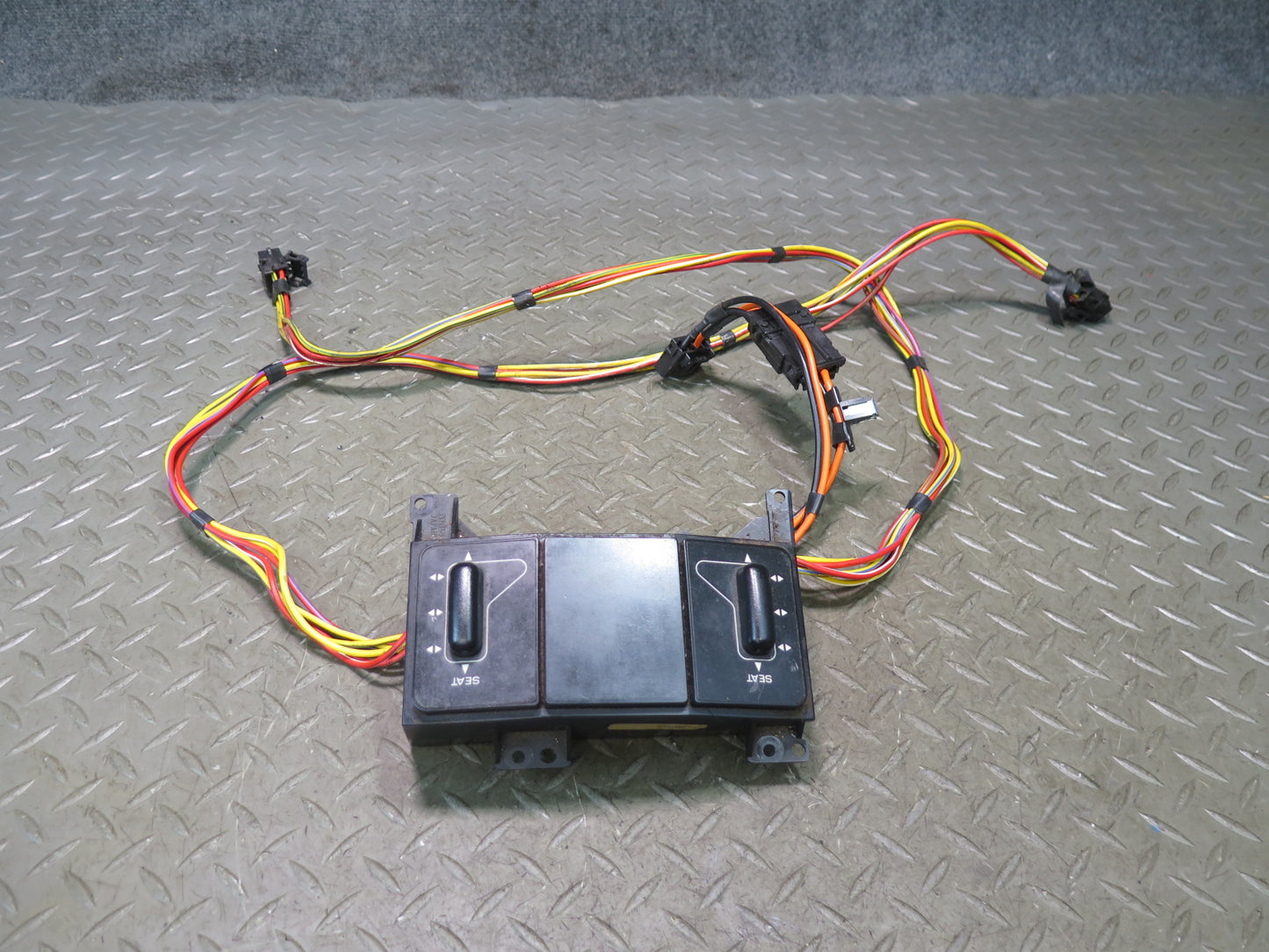 94-96 Chevrolet Corvette C4 Front Left & Right Seat Switch w Wiring 10210869 OEM