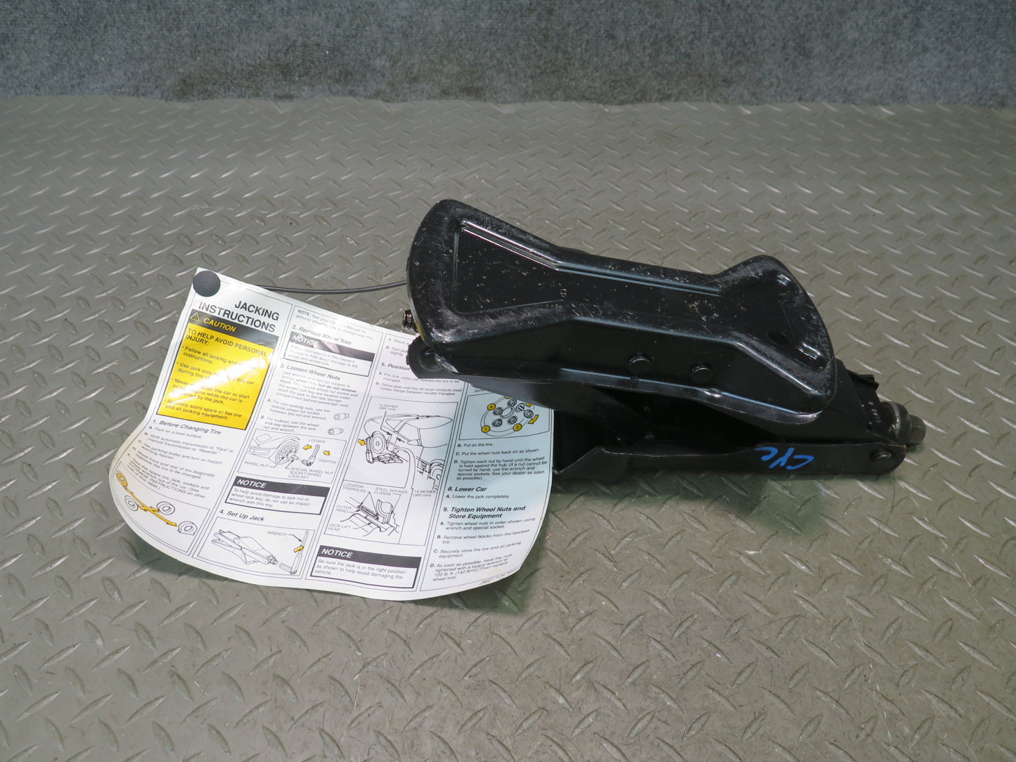 84-96 Chevrolet Corvette C4 Spare Tire Lift Jack Tool OEM