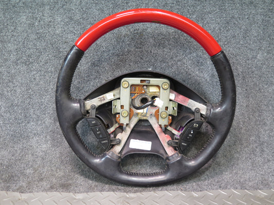 02-05 Ford Thunderbird Leather Steering Wheel w Controls OEM