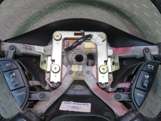 02-05 Ford Thunderbird Leather Steering Wheel w Controls OEM
