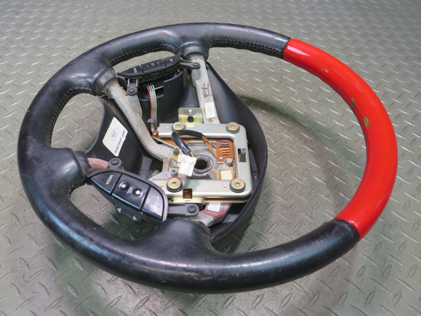 02-05 Ford Thunderbird Leather Steering Wheel w Controls OEM