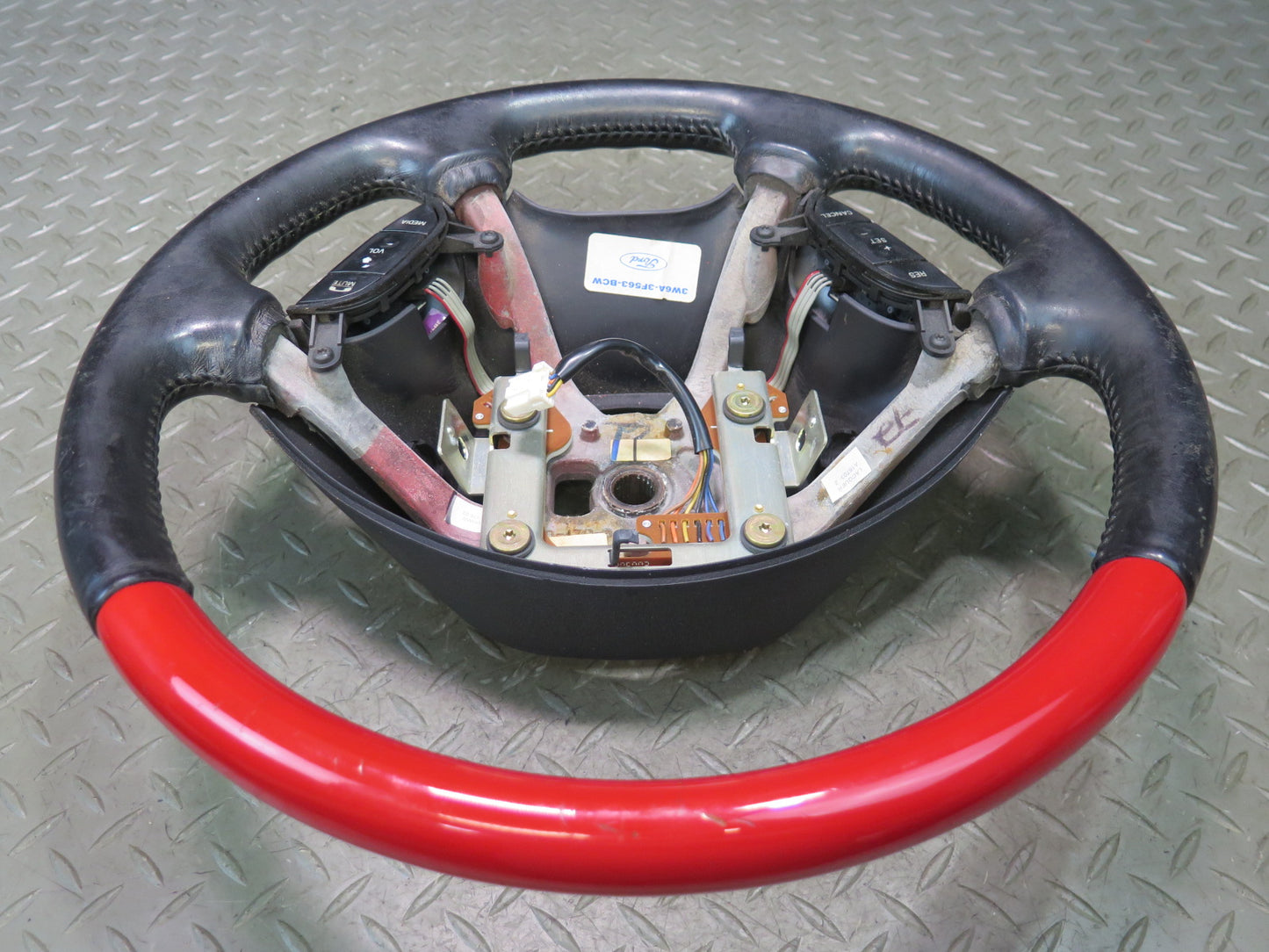 02-05 Ford Thunderbird Leather Steering Wheel w Controls OEM