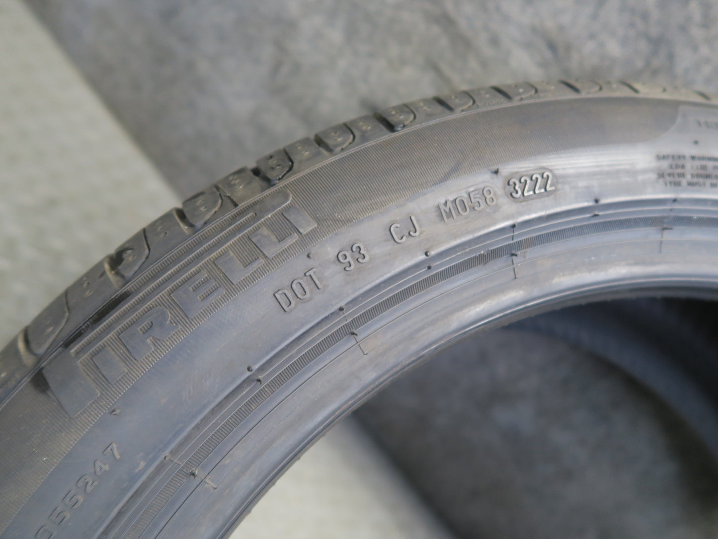 Set of 2 Pirelli Cinturato P7 Tire 225/45 R17" RUN Flat 91W 3222 6/32 8/32 Tread