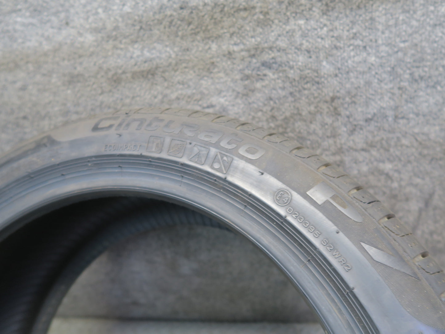Set of 2 Pirelli Cinturato P7 Tire 225/45 R17" RUN Flat 91W 3222 6/32 8/32 Tread