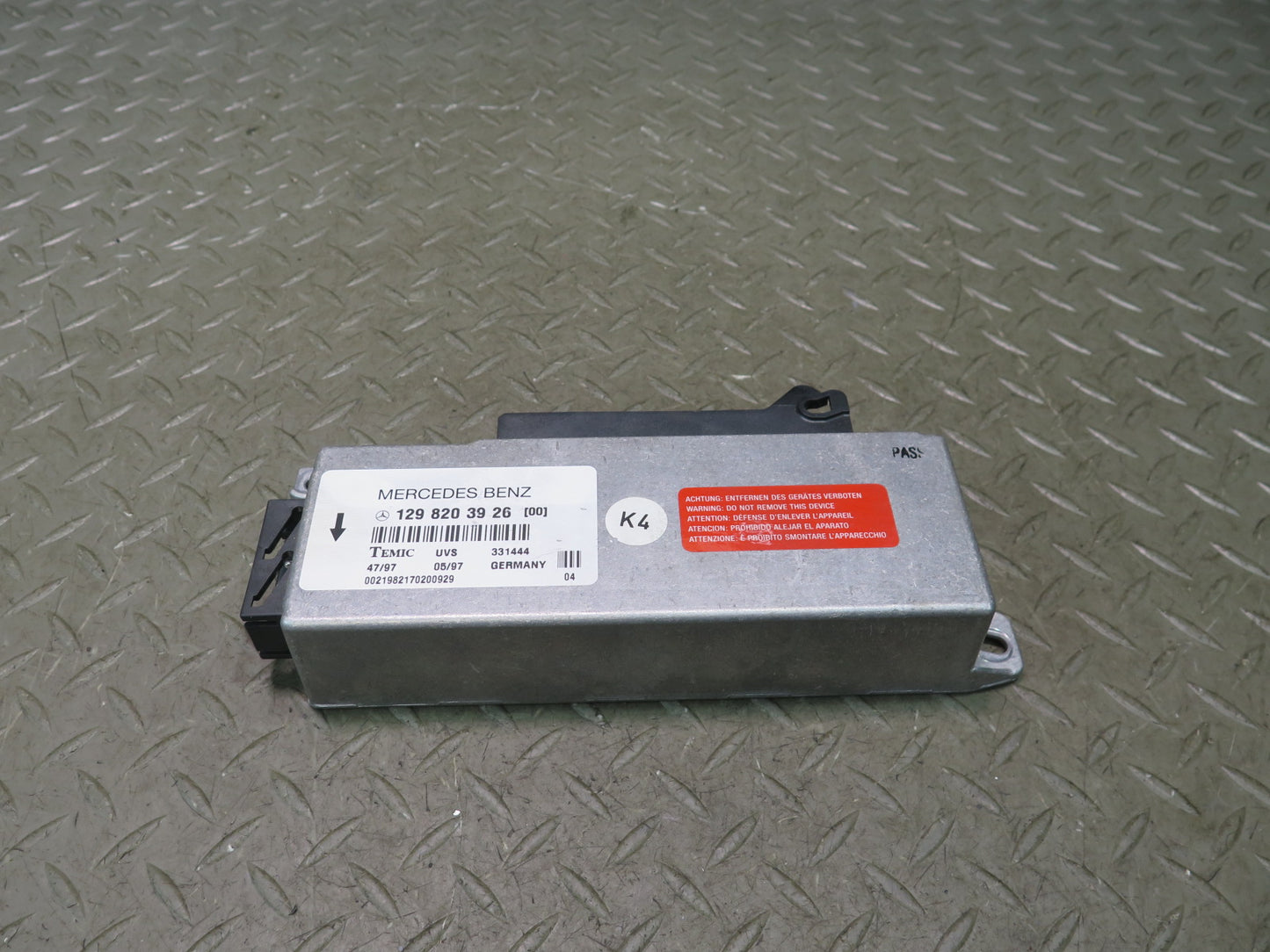 96-02 Mercedes R129 SL500 Convertible TOP Roof Control Module 1298203926 OEM