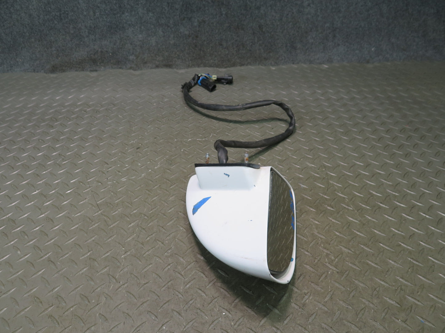 88-96 Chevrolet Corvette C4 Right Exterior Heated Side View Mirror White OEM