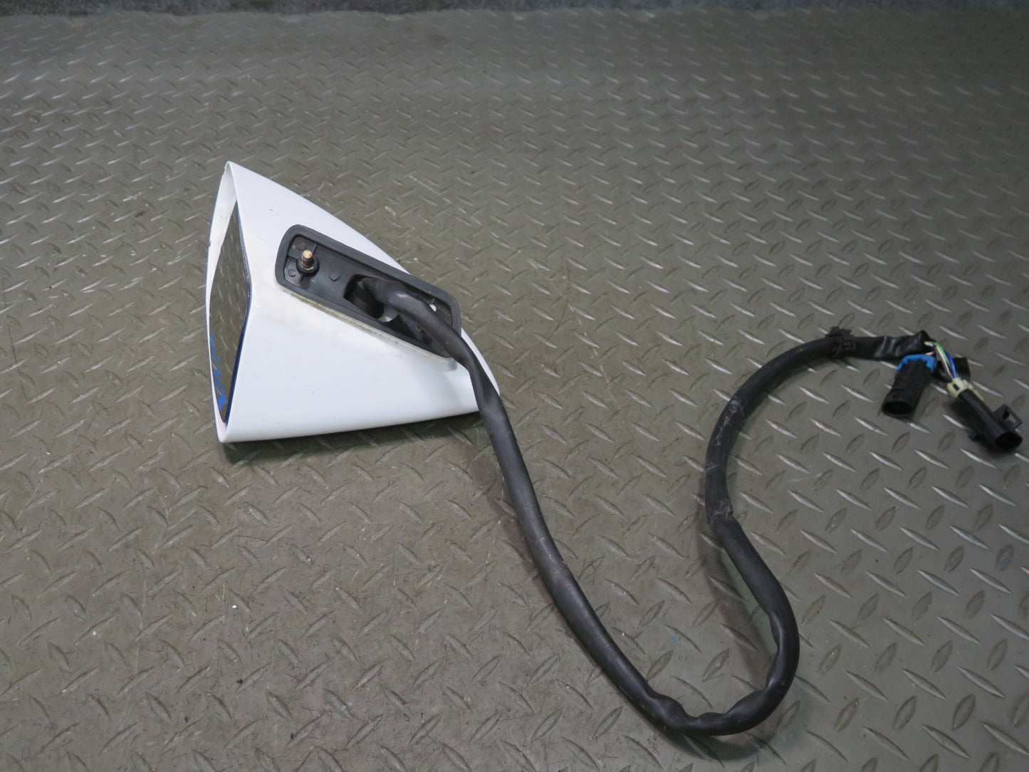 88-96 Chevrolet Corvette C4 Right Exterior Heated Side View Mirror White OEM