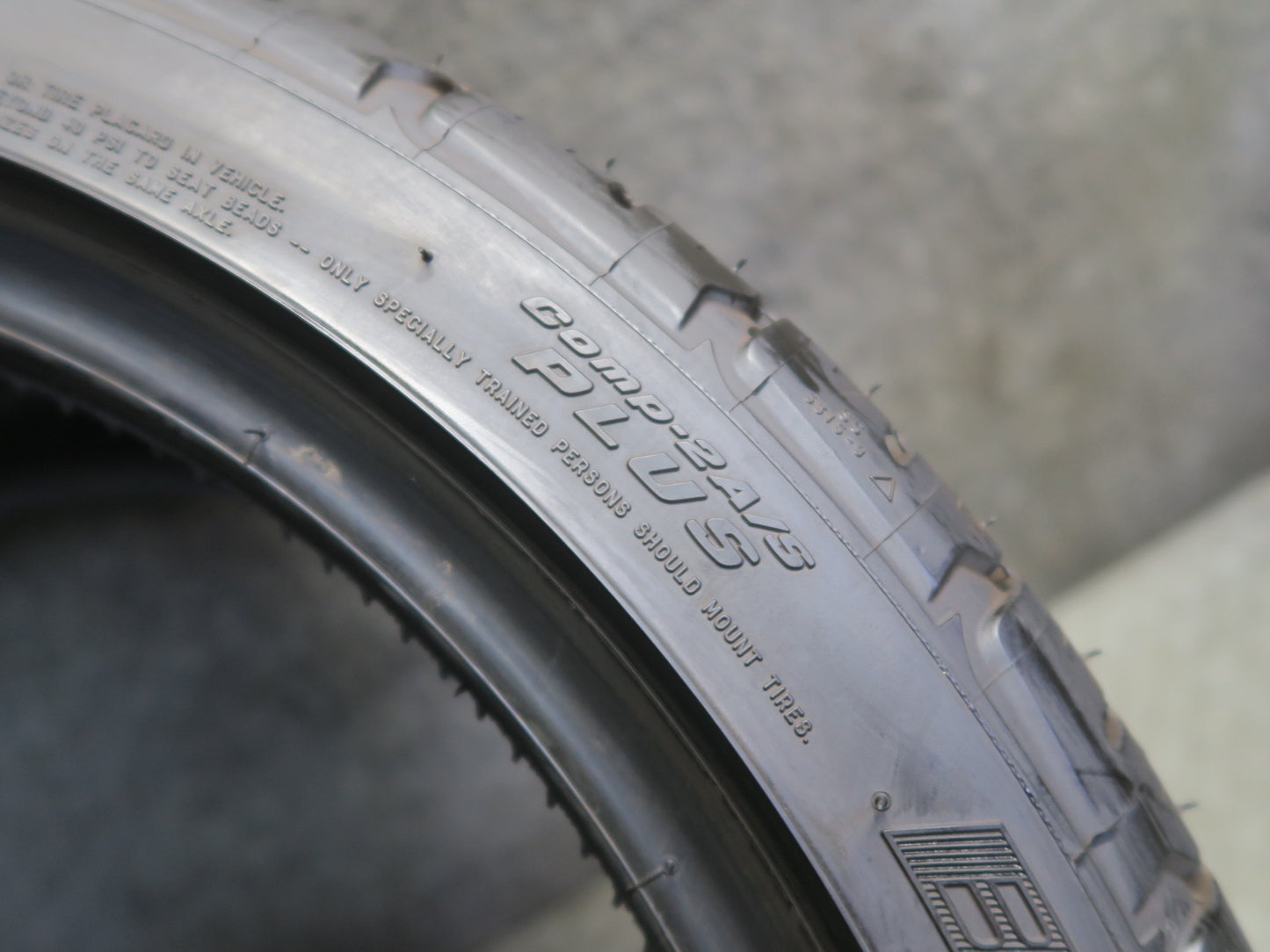 Set of 2 Bfgoodrich G-force COMP-2 A/S Plus Tire 255/35 R18" 94W 2125 8/32 Tread