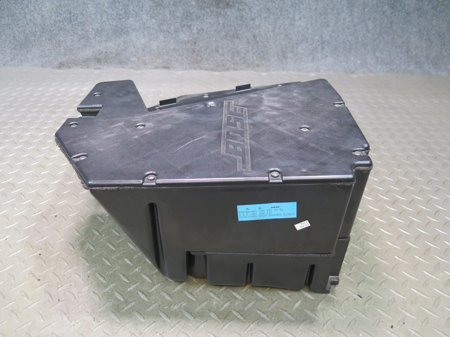 98-02 Mercedes R129 SL500 SL600 Rear Bose Subwoofer Speaker Box 1298205502 OEM