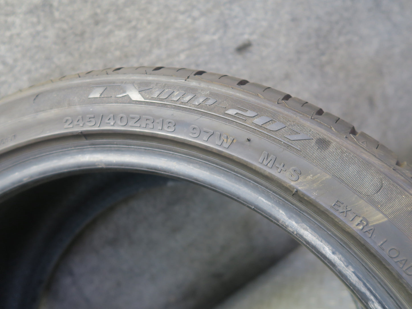 Set of 2 Lexani LX UHP-207 A/S Tire 245/40 R18" 97W M+S 4824 4924 8/32 Tread