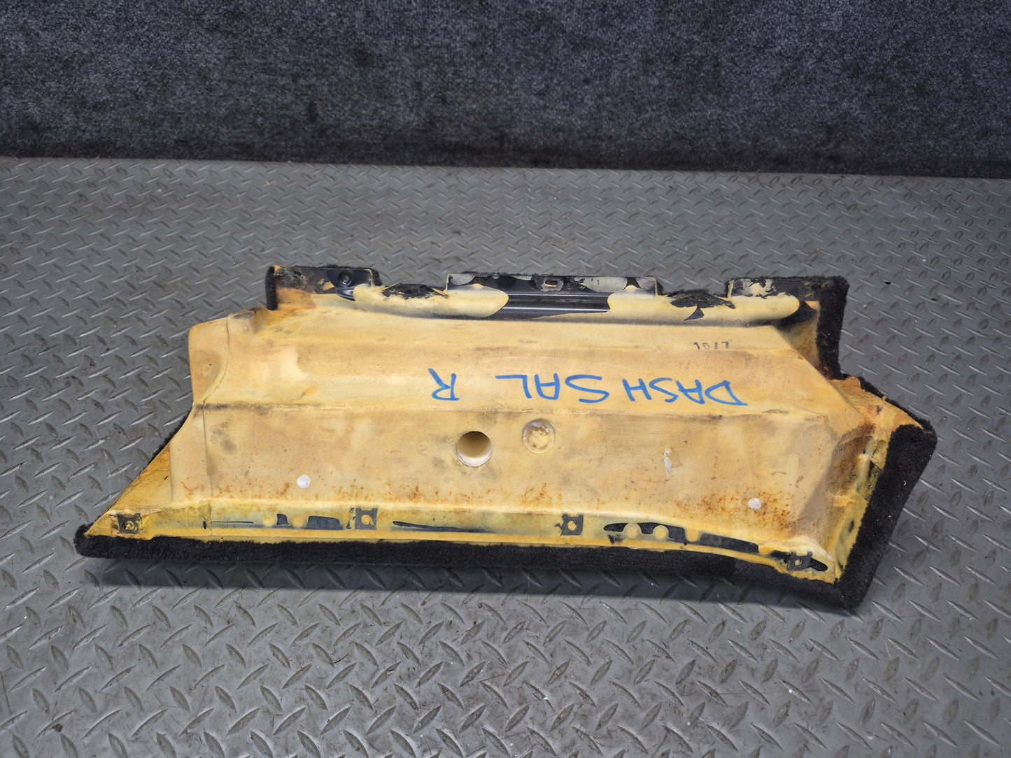94-02 Mercedes R129 SL500 Dash Right Lower Knee Trim Panel Carpet Black OEM