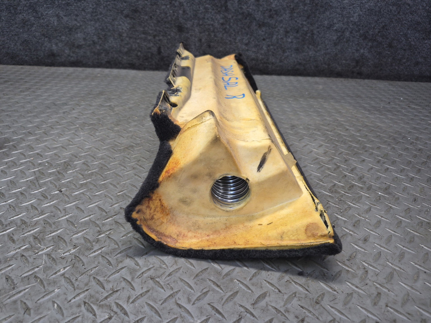 94-02 Mercedes R129 SL500 Dash Right Lower Knee Trim Panel Carpet Black OEM