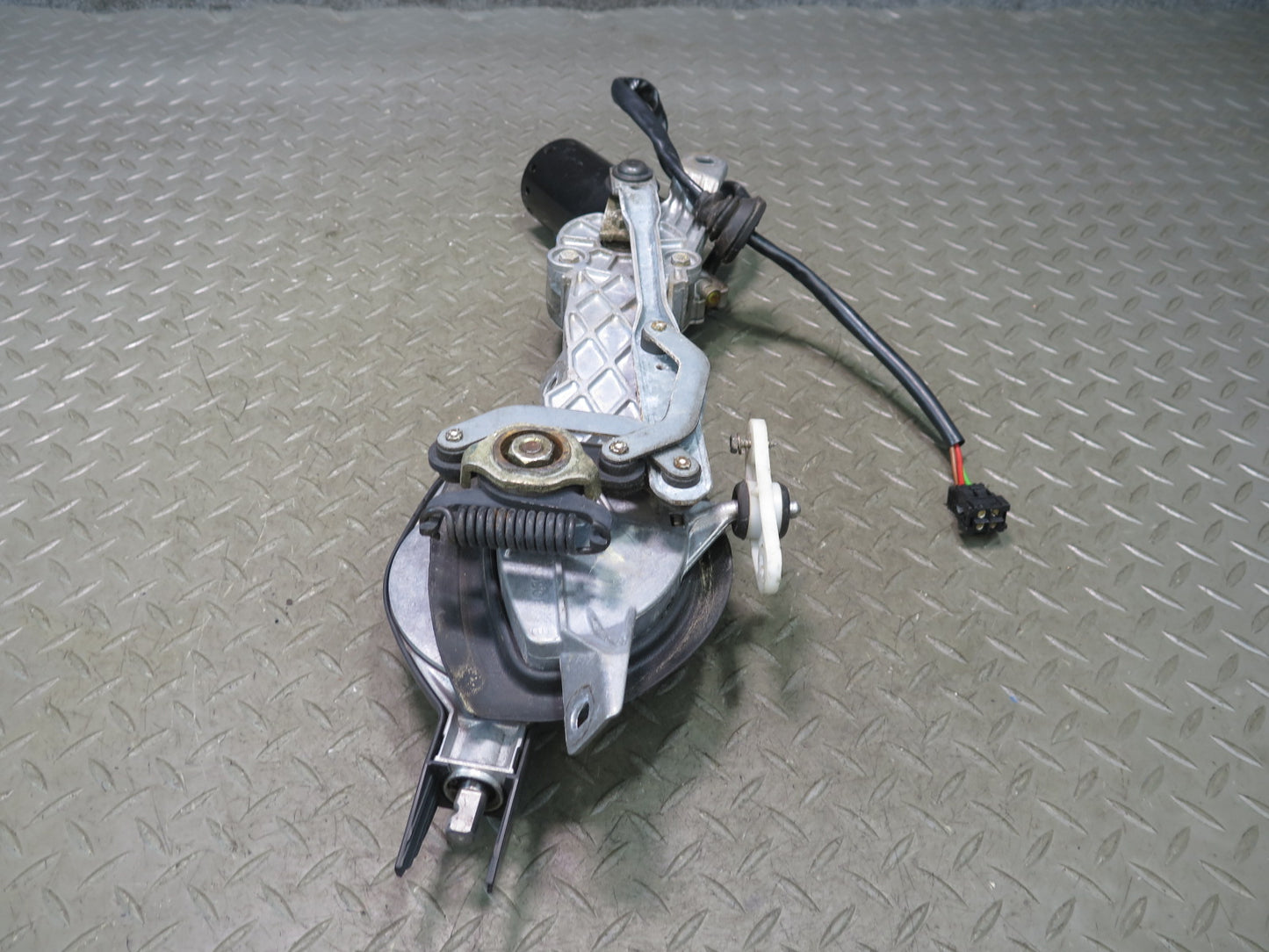 94-02 Mercedes R129 SL500 Windshield Wiper Transmission Linkage w Motor OEM