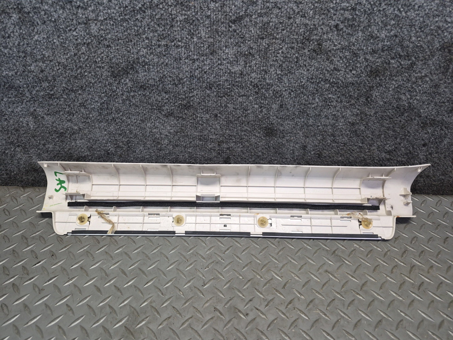 08-12 Lexus UVF46L LS600hL Set of 2 Front Door Scuff Sill Plate Trim Panel OEM