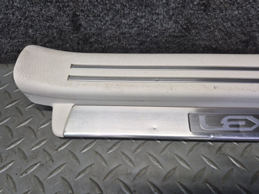 08-12 Lexus UVF46L LS600hL Set of 2 Rear Door Scuff Sill Plate Trim OEM