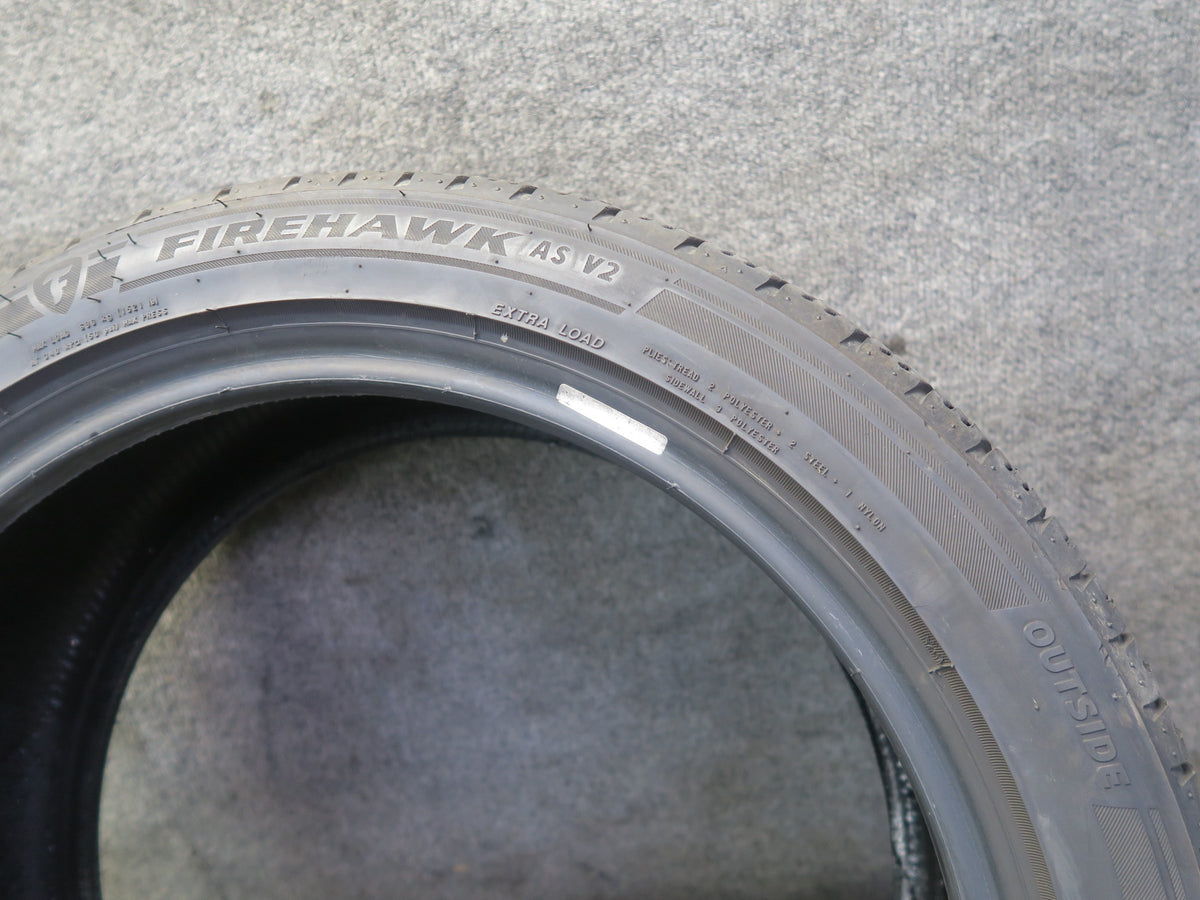 Set of 2 Firestone Firehawk AS V2 Tire 225/45 R18" 95W 0523 2423 7/32 8/32 Tread