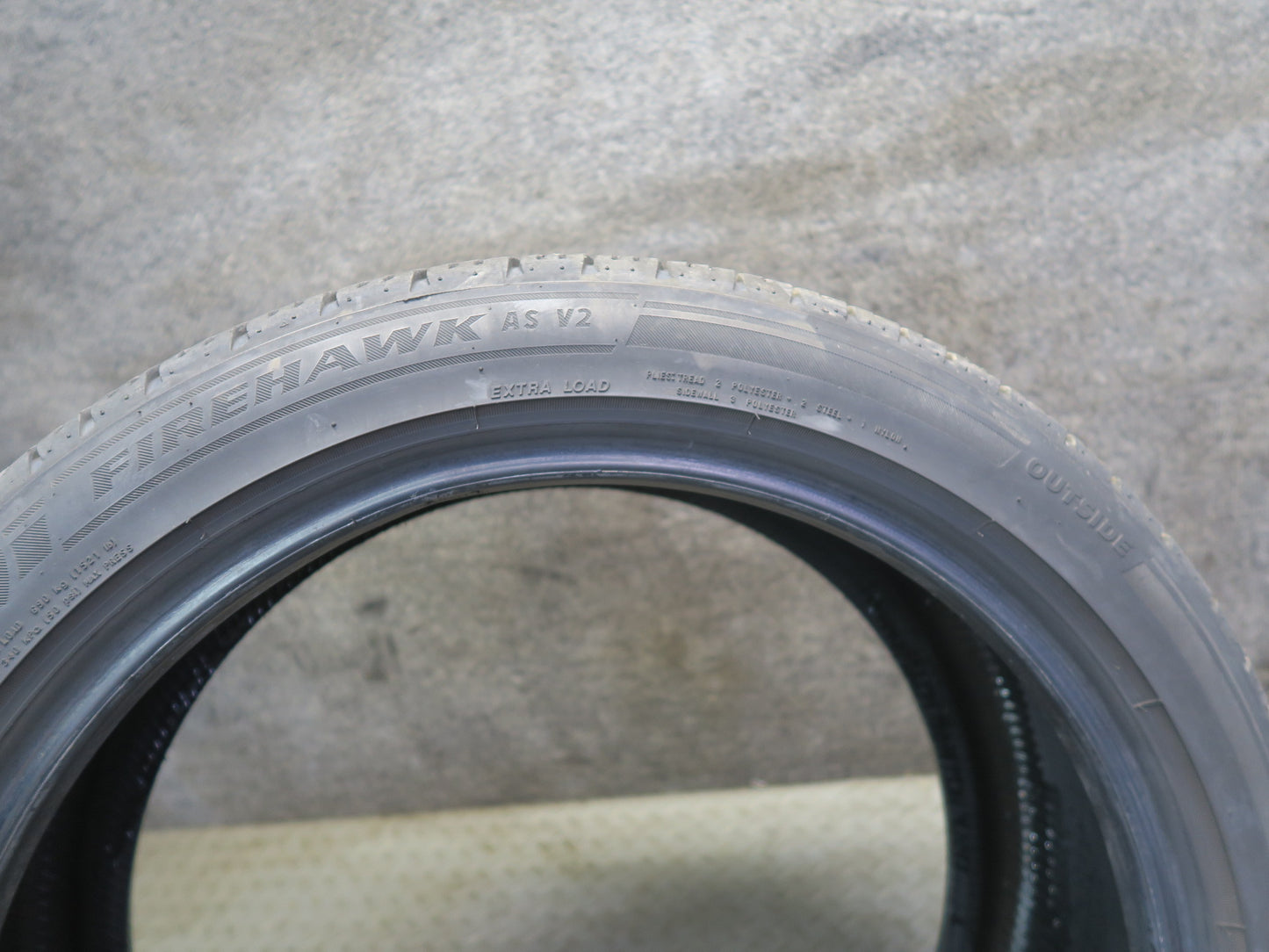 Set of 2 Firestone Firehawk AS V2 Tire 225/45 R18" 95W 0523 2423 7/32 8/32 Tread