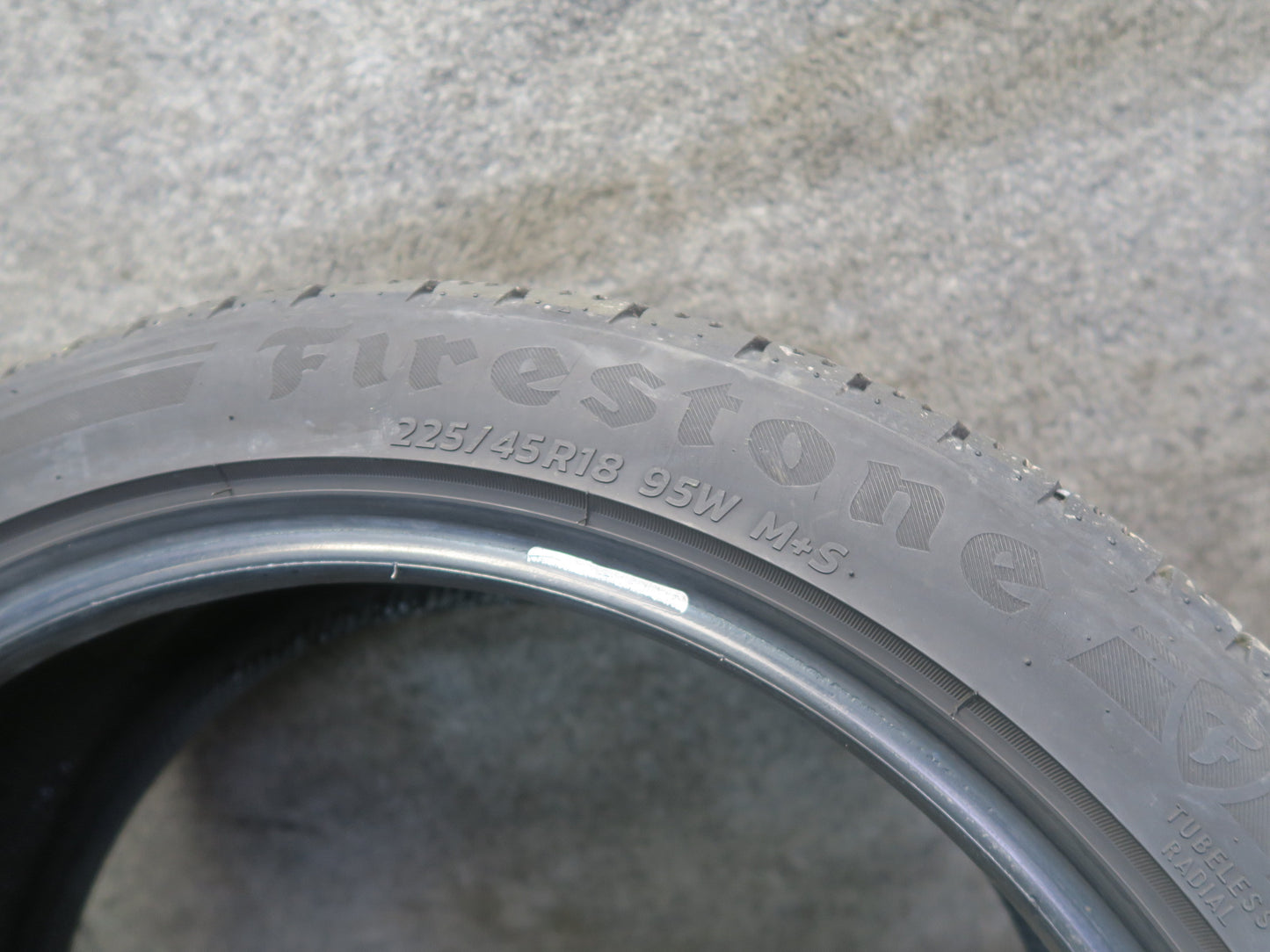 Set of 2 Firestone Firehawk AS V2 Tire 225/45 R18" 95W 0523 2423 7/32 8/32 Tread