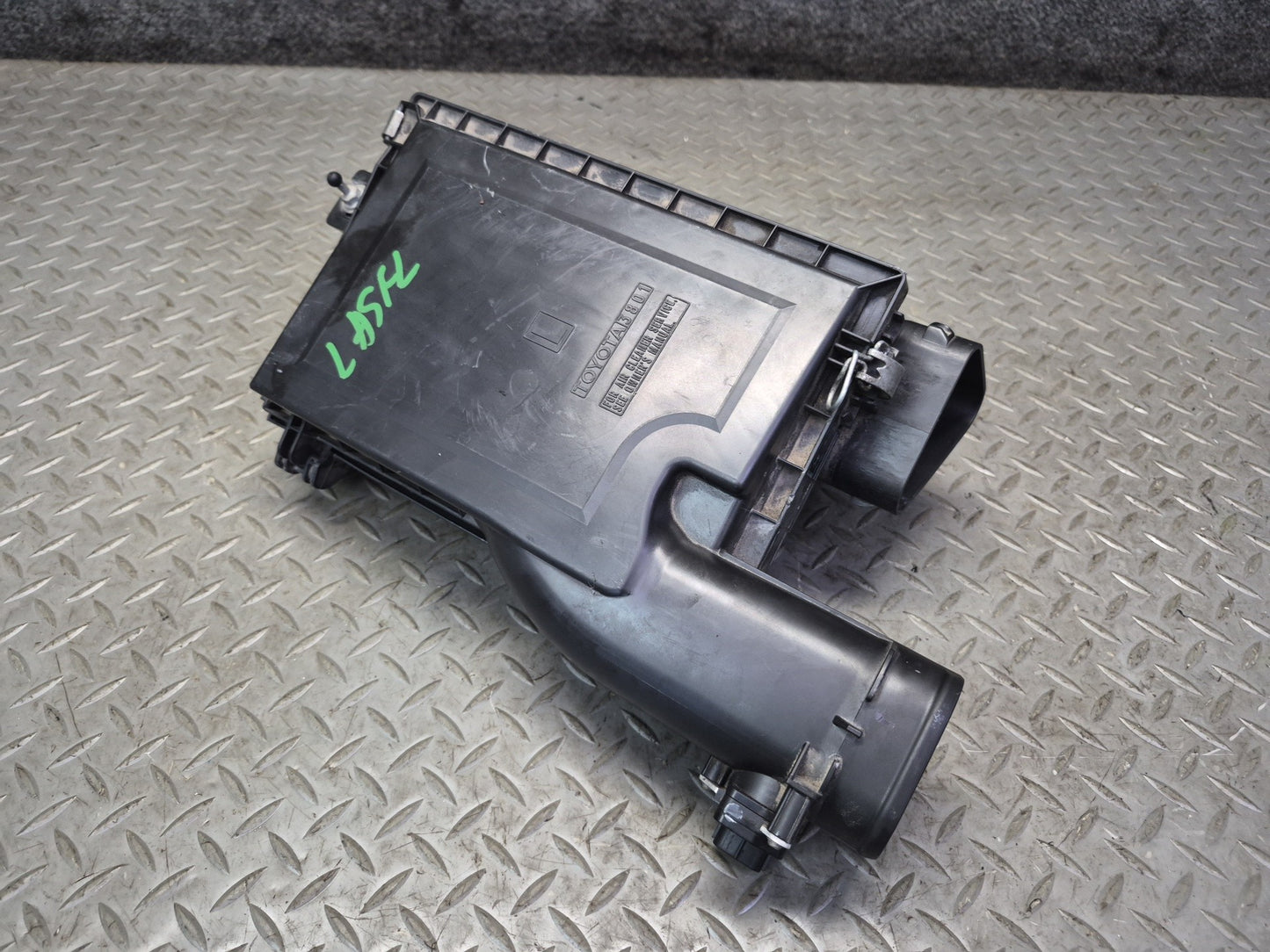 07-12 Lexus UVF46L LS600h LS460 Left Air Intake Cleaner Filter Box w MAF Sensor