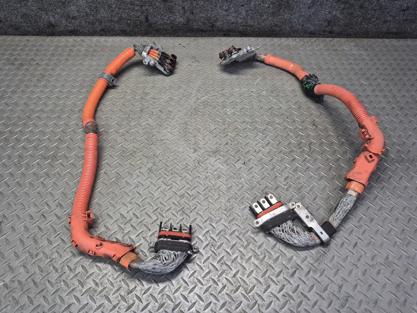 2008 Lexus UVF46L LS600h Inverter High Voltage Wire Wiring Harness Cable Set OEM
