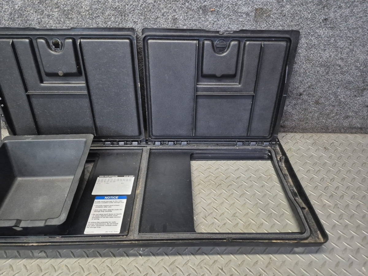 91-96 Chevrolet Corvette C4 Rear Floor Compartment Storage BIN Frame Panel OEM