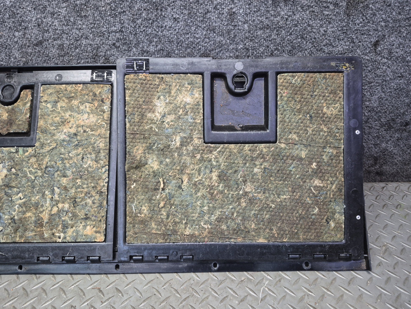 91-96 Chevrolet Corvette C4 Rear Floor Compartment Storage BIN Frame Panel OEM