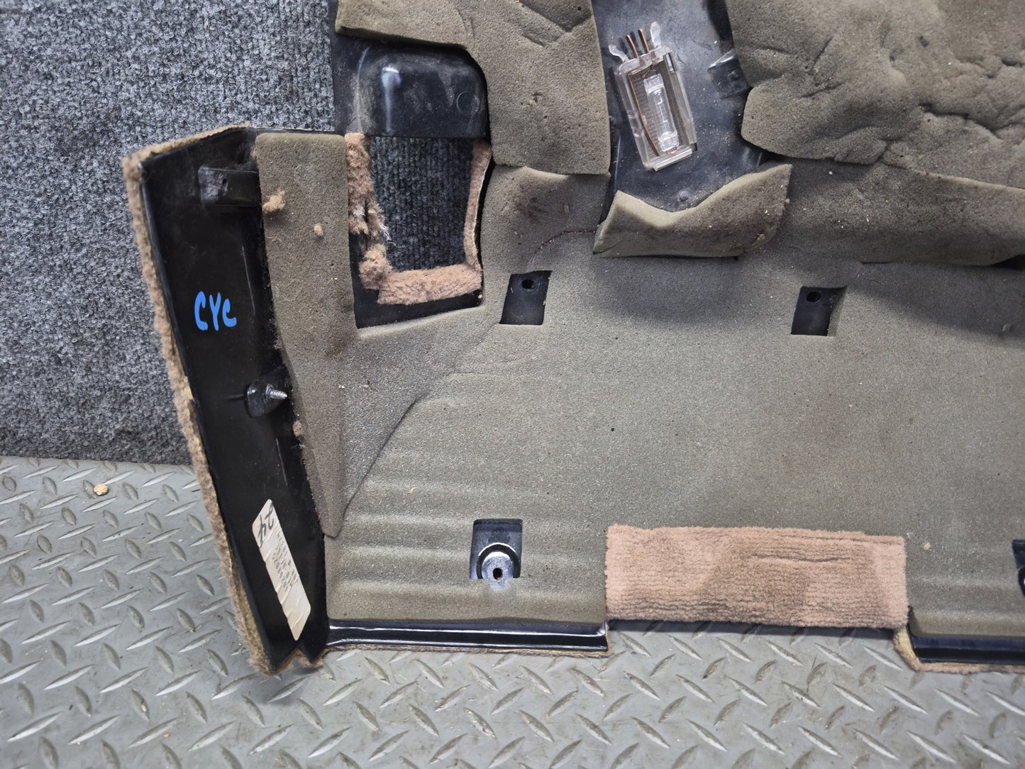 94-96 Chevrolet Corvette C4 Front Left Under Dash Lower Knee Trim Panel OEM