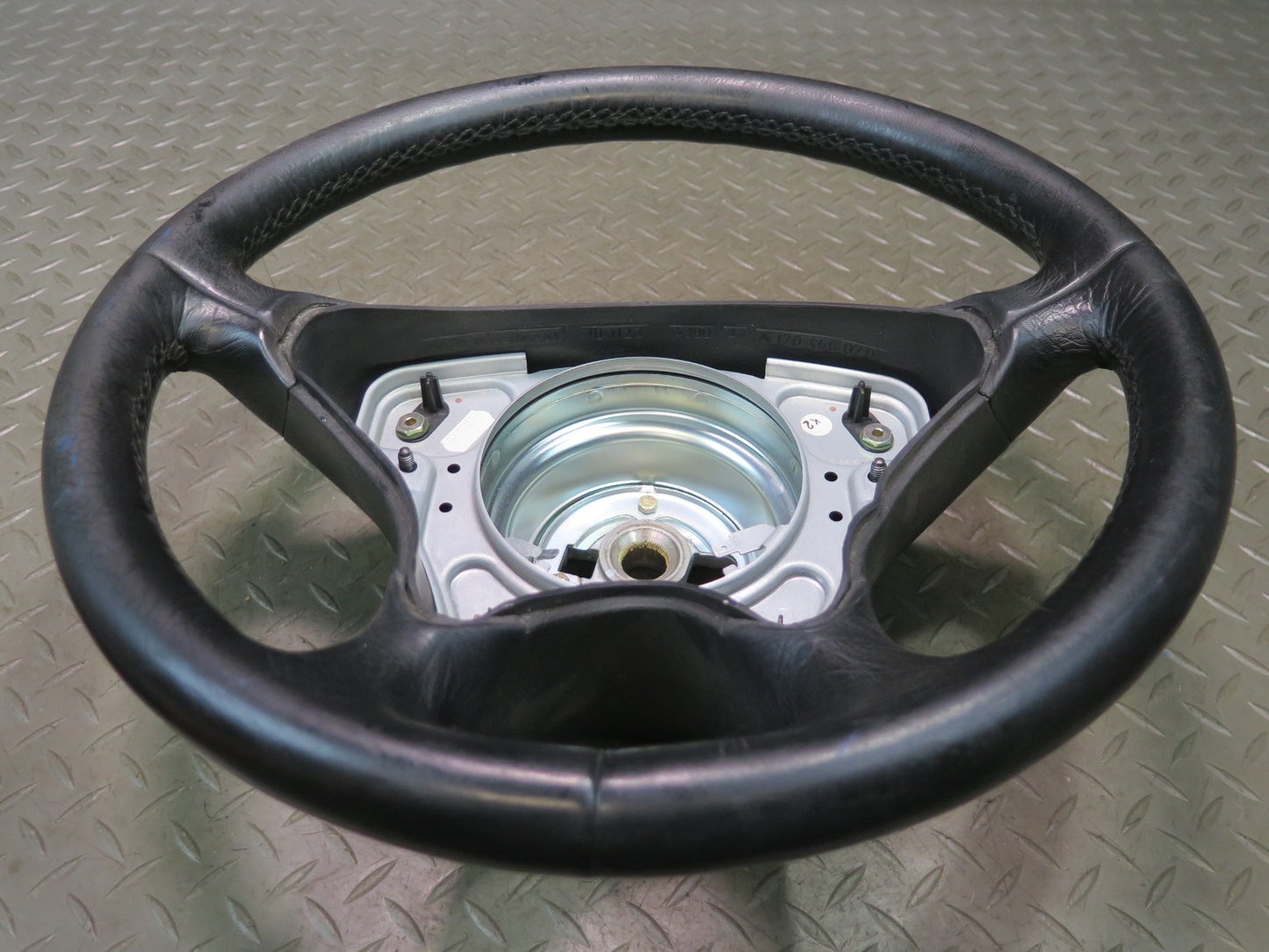 99-02 Mercedes R129 SL500 SL600 Leather Steering Black OEM