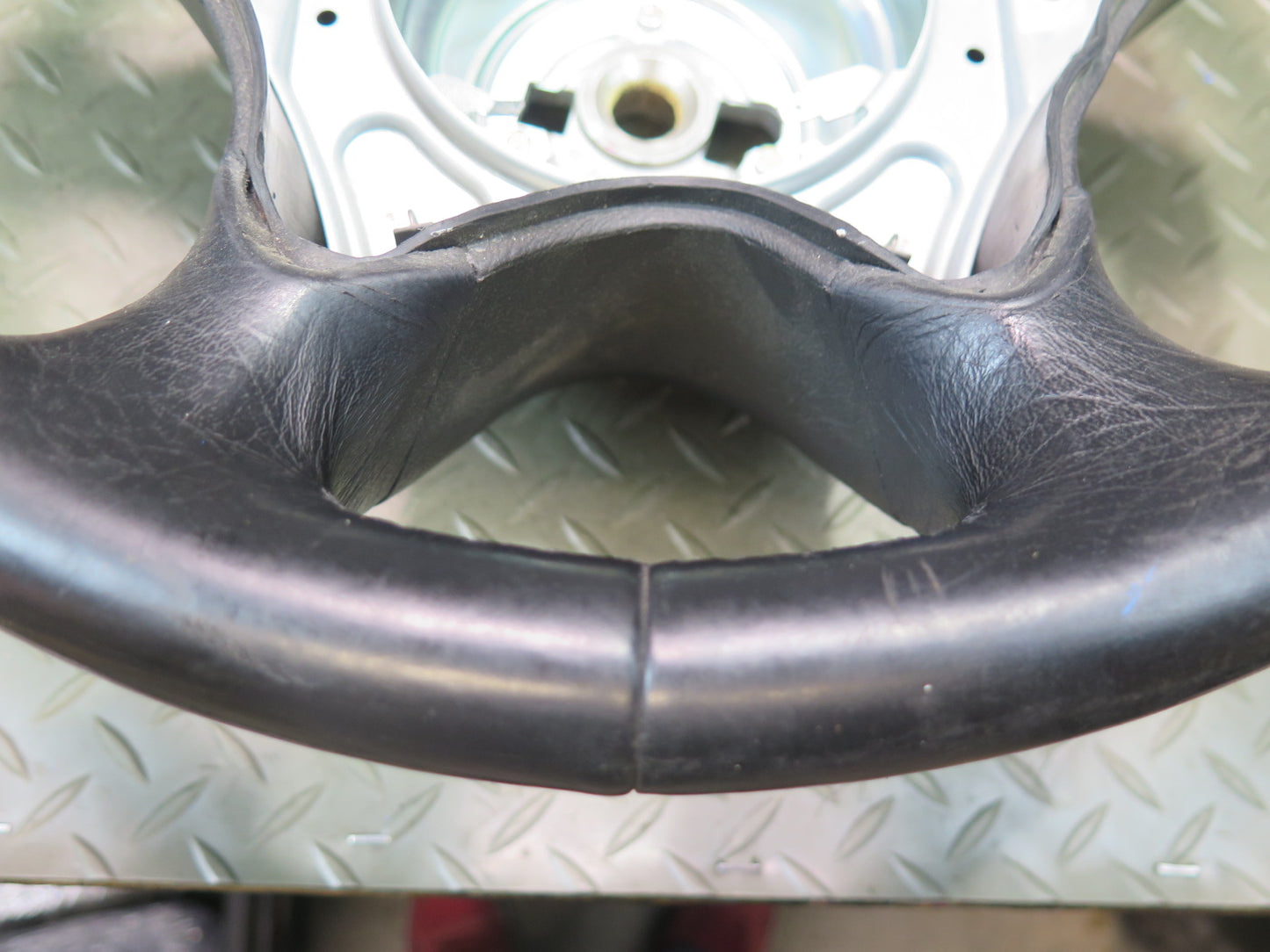 99-02 Mercedes R129 SL500 SL600 Leather Steering Black OEM