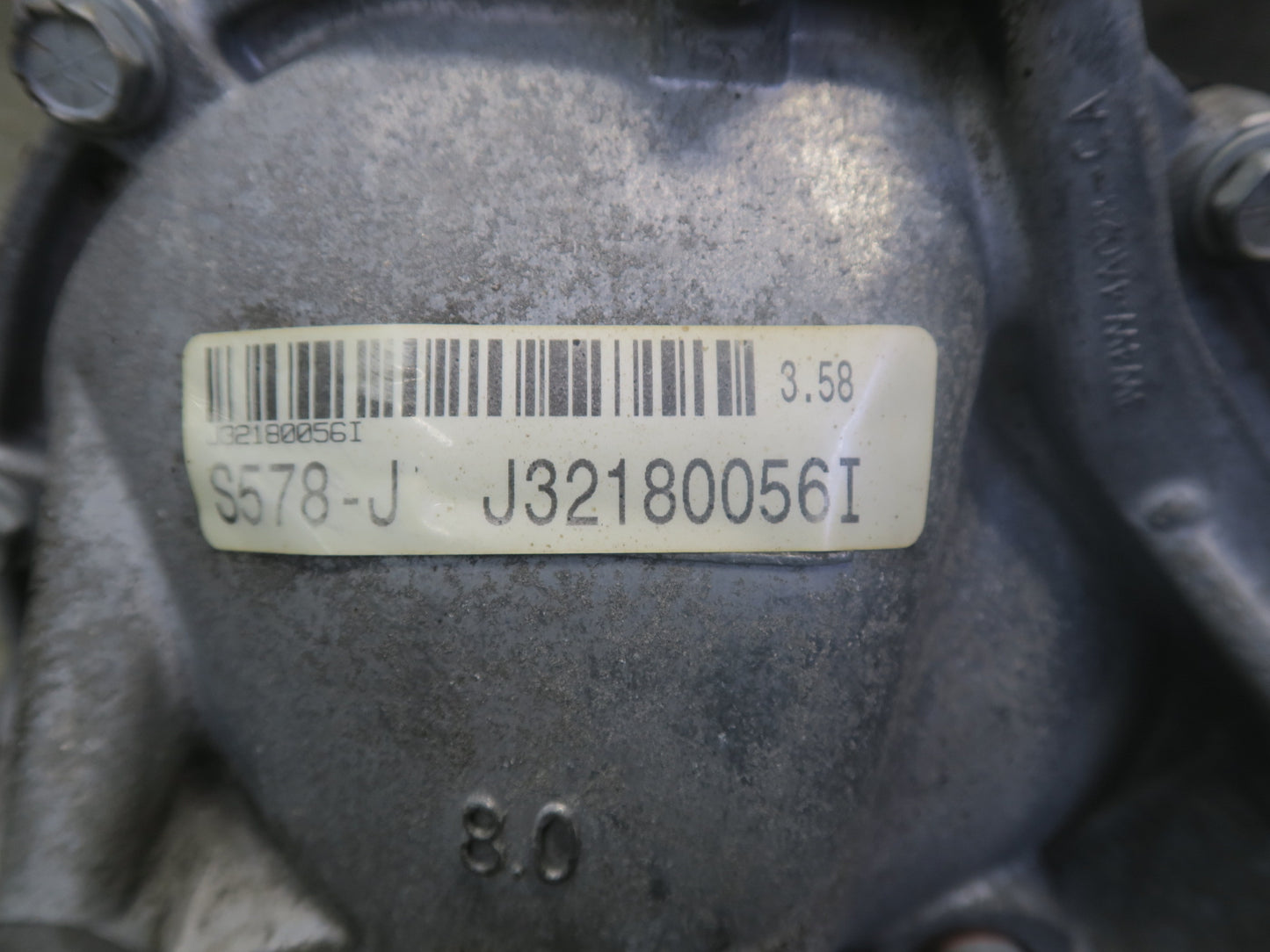 03-05 Ford Thunderbird Rear Differential Carrier 3.58 Ratio 169k Miles OEM