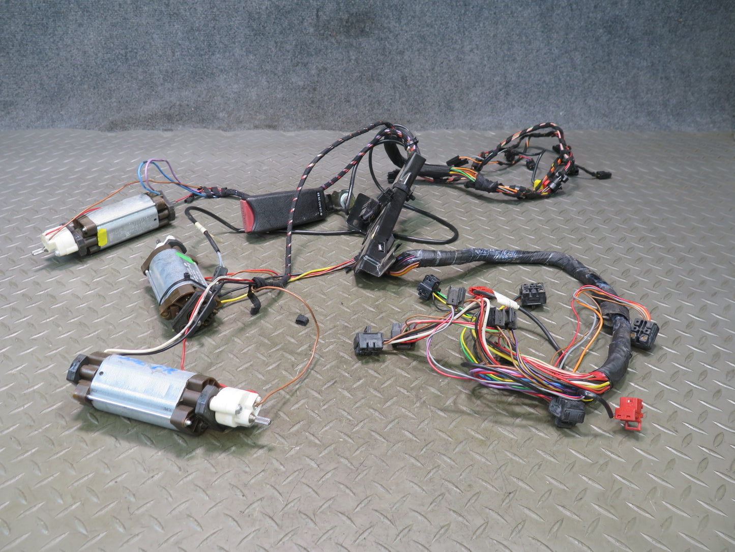 94-02 Mercedes R129 Sl-class Front Right Seat Adjust Motor Wiring Set OEM