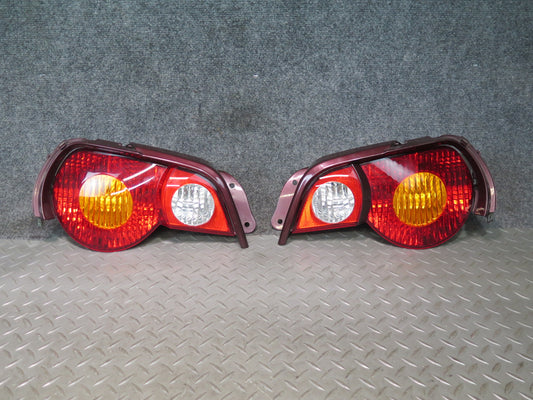 03-05 BMW E85 Z4 Rear Left & Right Tail Light Lamp w Molding Set 78K Miles OEM