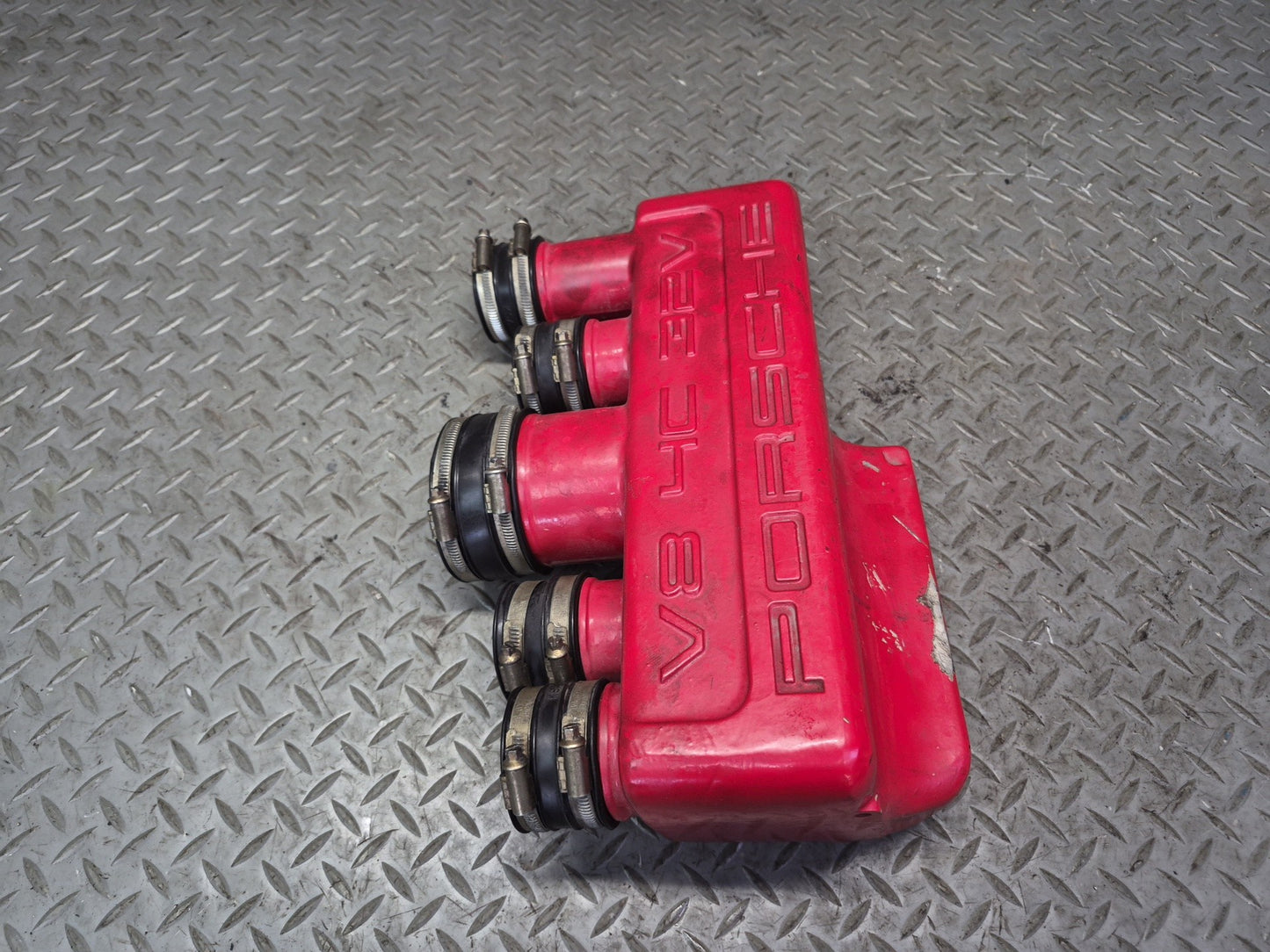 1985-1986 Porsche 928 S 5.0L V8 Engine Air Intake Manifold w Pipe Assembly 93K