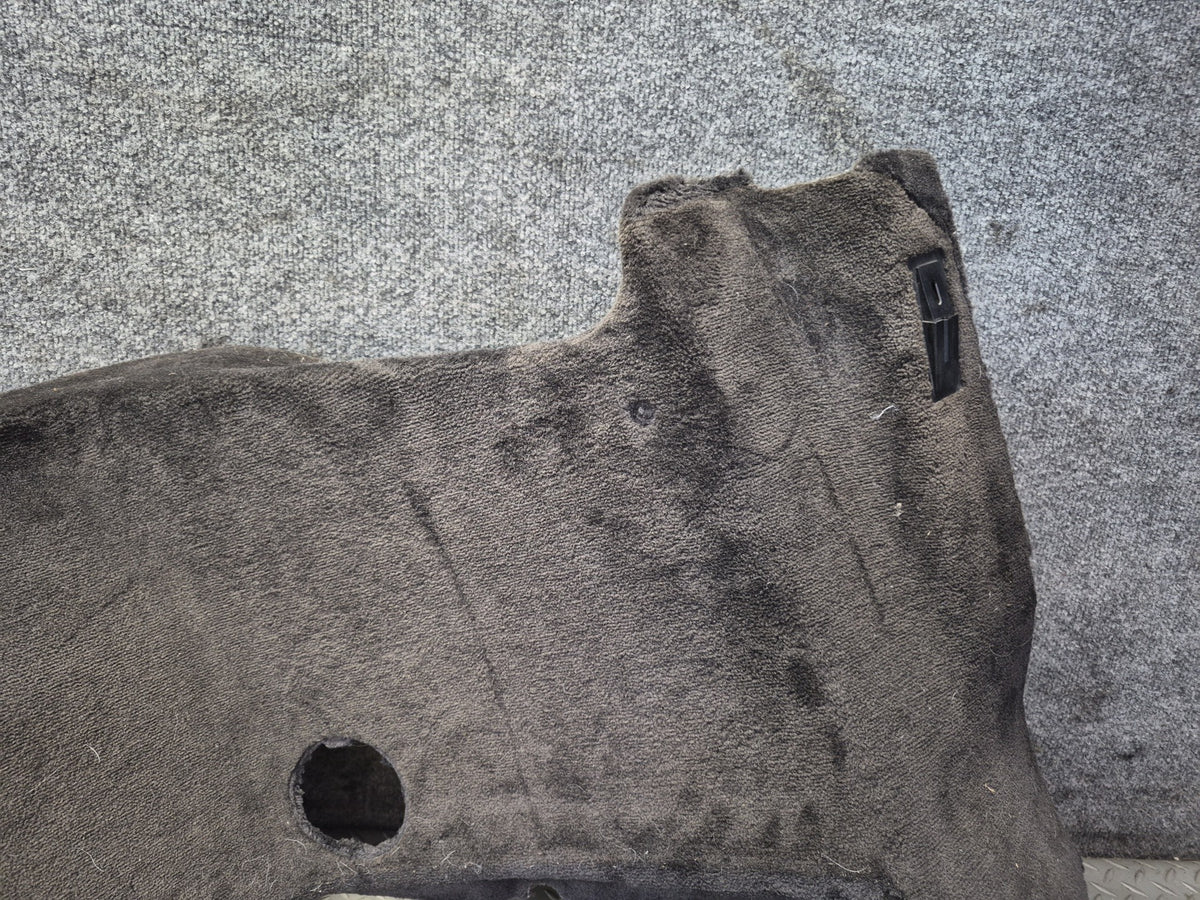 94-02 Mercedes R129 Sl-class Rear Left Trunk Carpet Liner Trim Cover Black OEM
