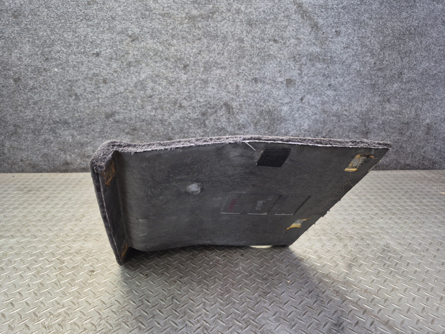 94-02 Mercedes R129 Sl-class Rear Left Trunk Carpet Liner Trim Cover Black OEM