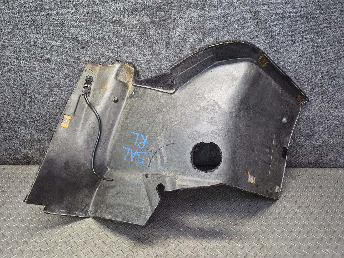 94-02 Mercedes R129 Sl-class Rear Left Trunk Carpet Liner Trim Cover Black OEM