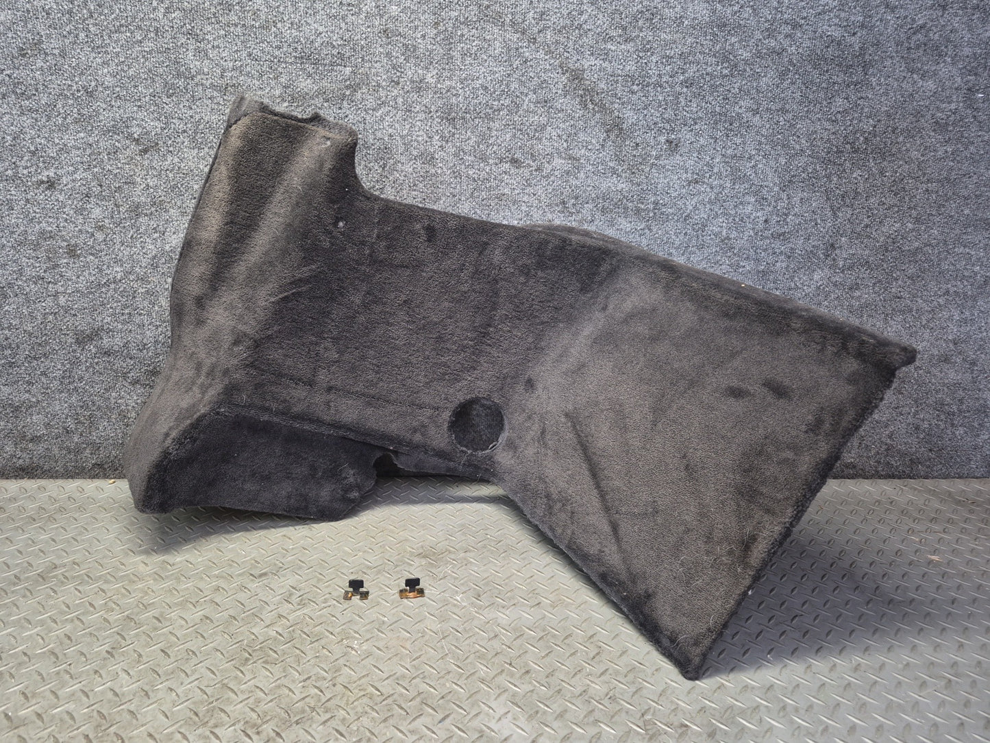 94-02 Mercedes R129 Sl-class Rear Right Trunk Carpet Liner Trim Cover Black OEM
