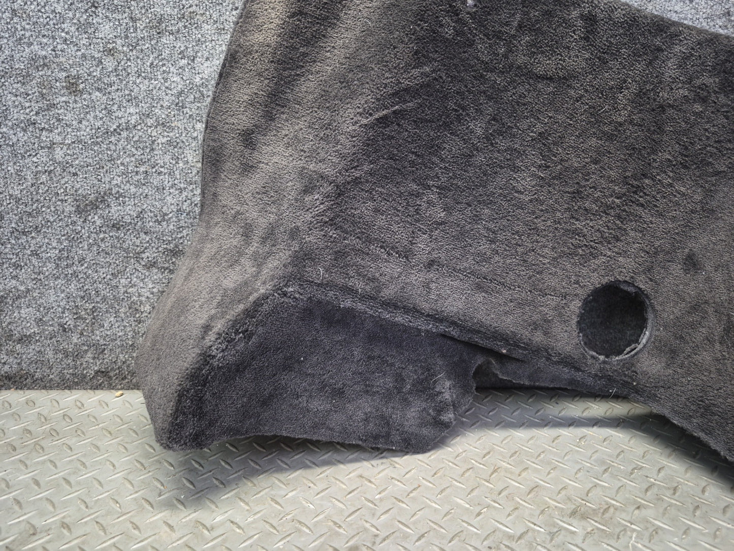 94-02 Mercedes R129 Sl-class Rear Right Trunk Carpet Liner Trim Cover Black OEM