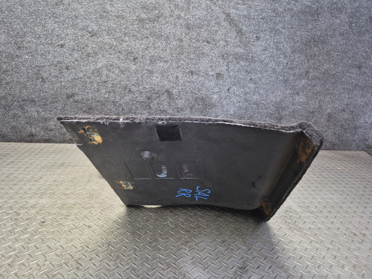 94-02 Mercedes R129 Sl-class Rear Right Trunk Carpet Liner Trim Cover Black OEM
