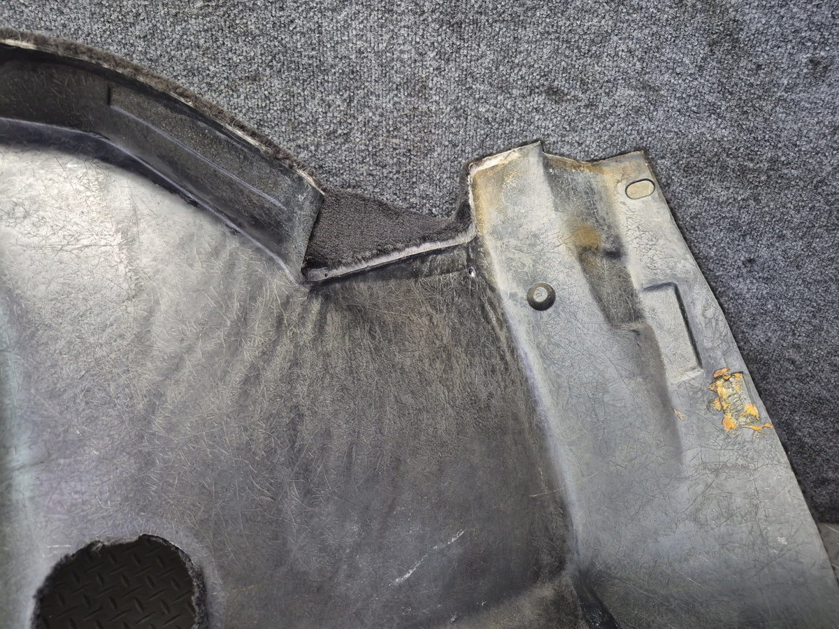 94-02 Mercedes R129 Sl-class Rear Right Trunk Carpet Liner Trim Cover Black OEM